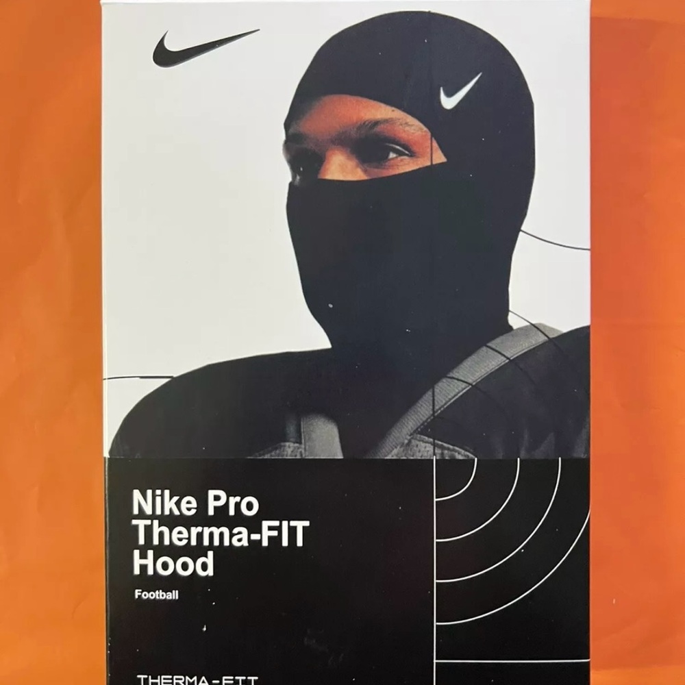 Nike Pro Therma-Fit Hyperwarm Hood Ski Mask Black Balaclava Shiesty #NikePro - Picture 3 of 6